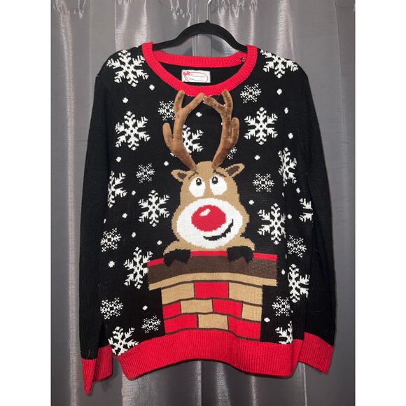 Ugly Christmas Sweater Xmas Size Medium - Picture 1 of 3